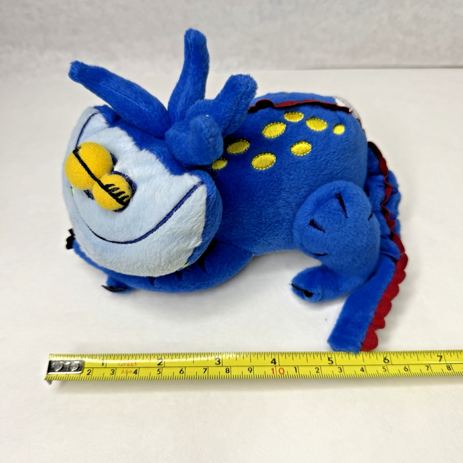 Protonix Drug Rep Pharma Plush Blue Toy Gerdy Dinosaur Promo Advertising Vintage
