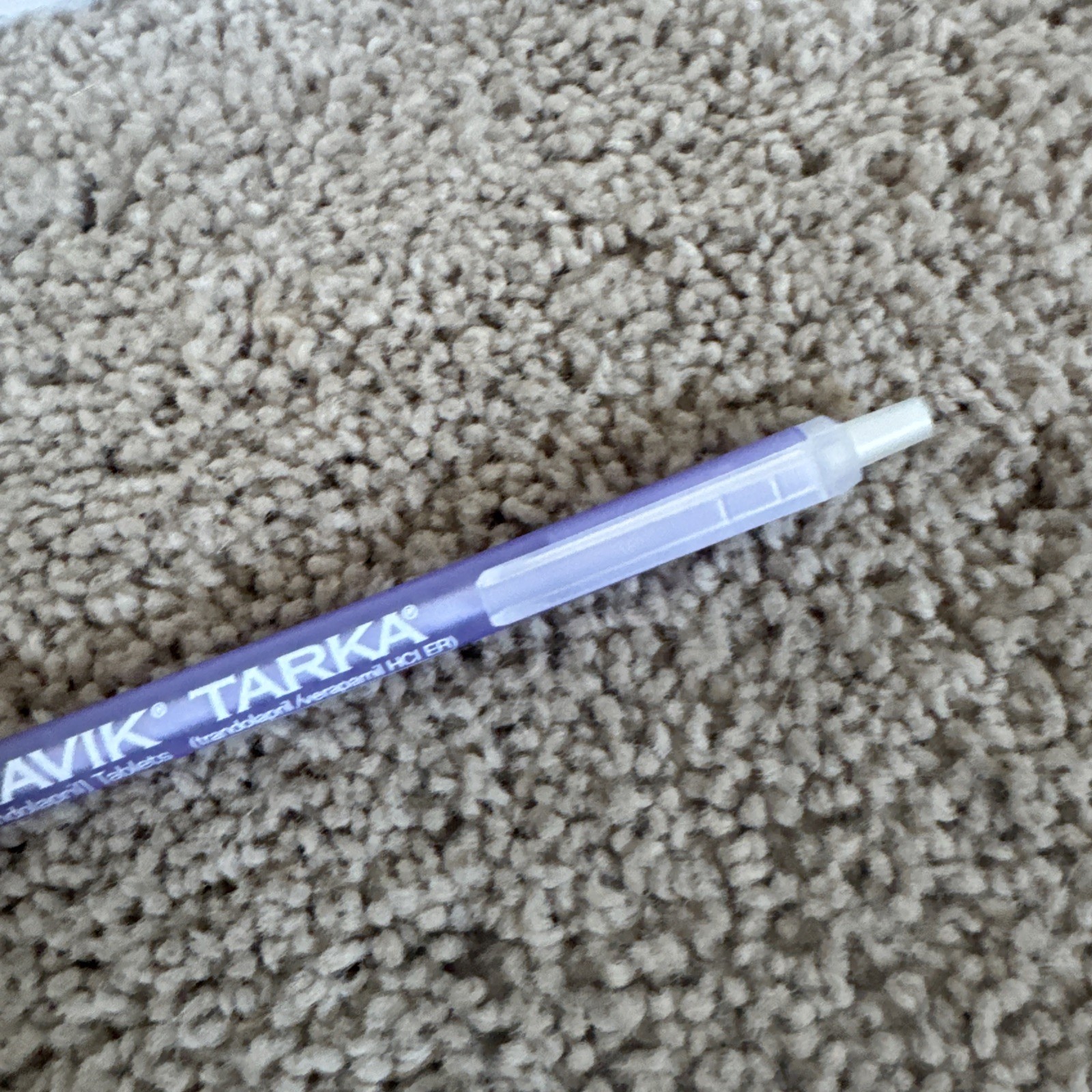 RARE Translucent MAVIK TARKA Pharmaceutical Drug Rep Pen
