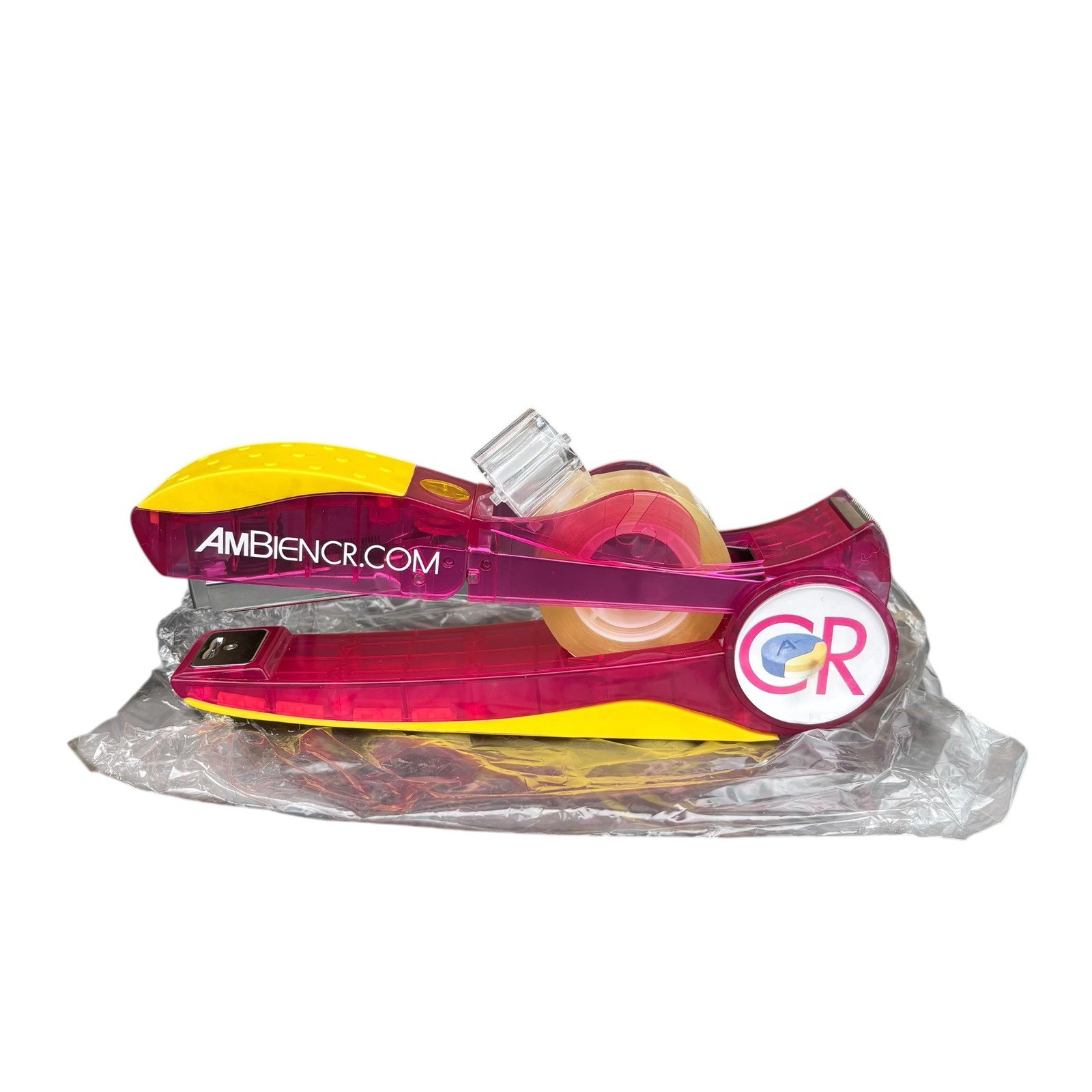 NEW Ambien CR Pharmaceutical Drug Rep Collectible Stapler Tape Dispenser Tapeler