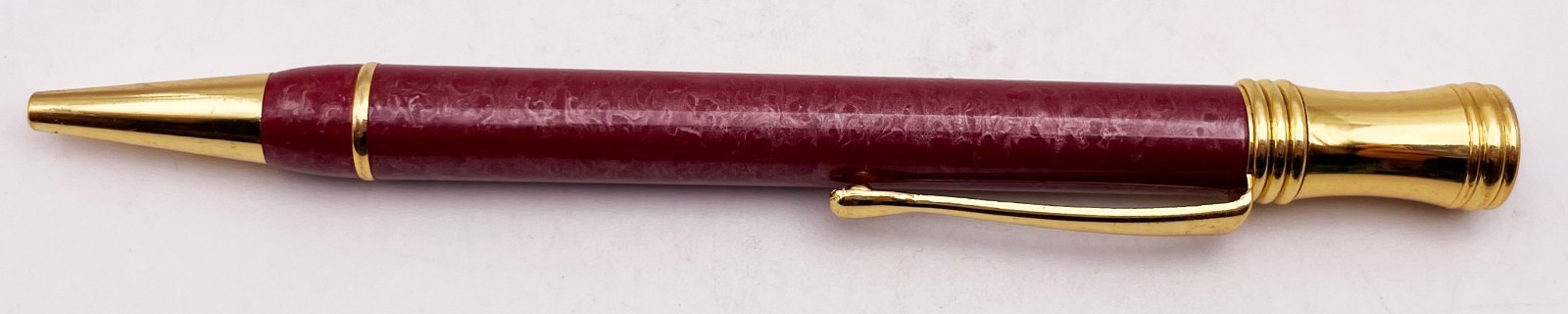 VTG Axid Nizatidine Lilly Medical Drug Rep Pharmaceutical Pen Red Gold Tone