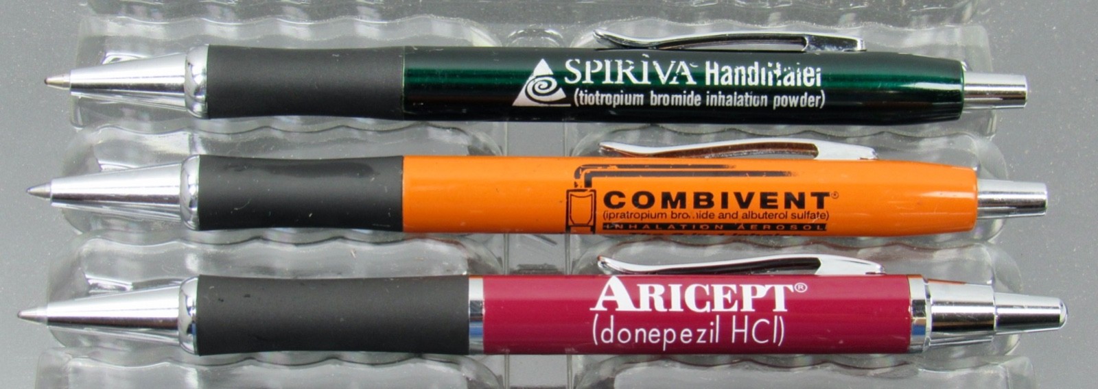Spiriva Aricept Combivent PENS Drug Rep Pharmaceutical Promo Medical Advertising