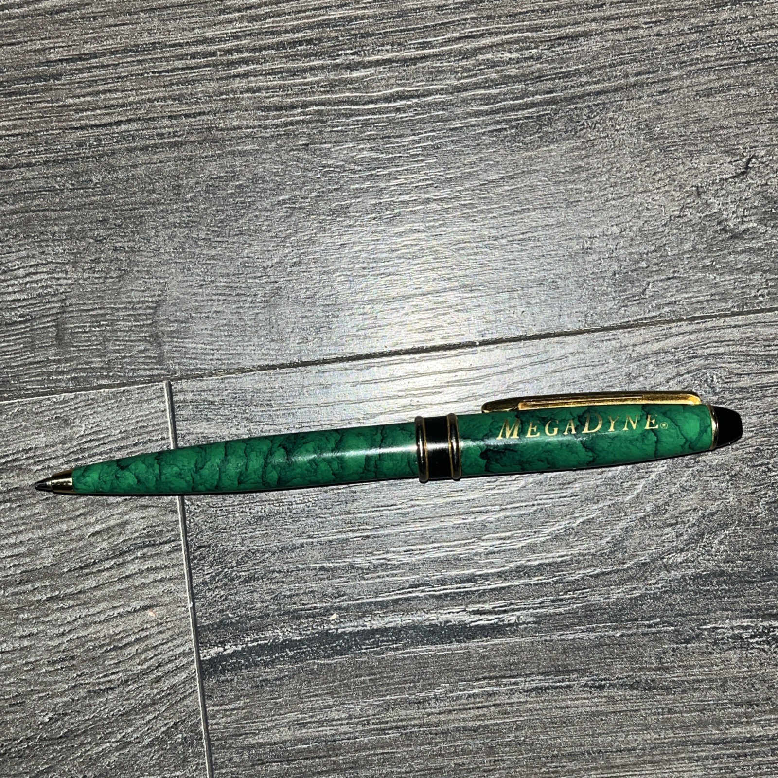 Megadyne Green Heavy Metal PEN Drug Rep Pharmaceutical Promo Medical Advertising