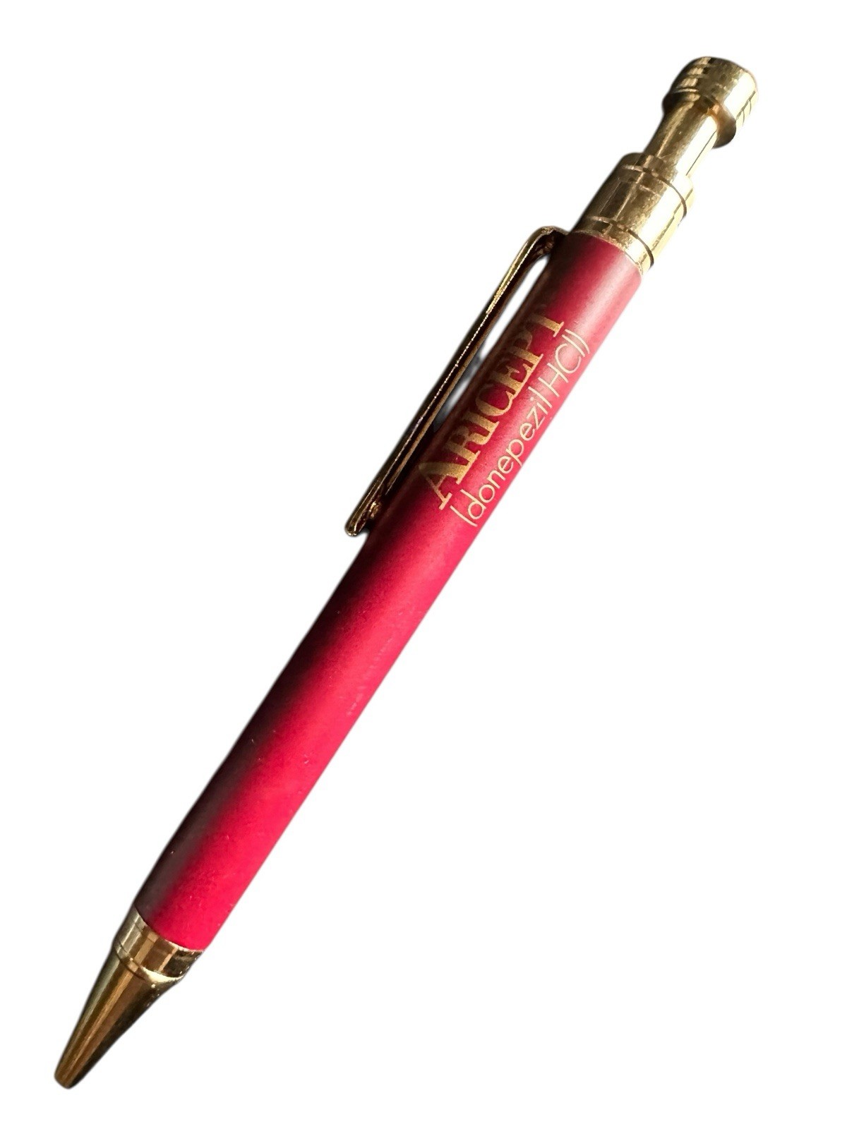 ARICEPT Medical Drug Rep Pharmaceutical Pen Heavy Metal Collectible Advertising