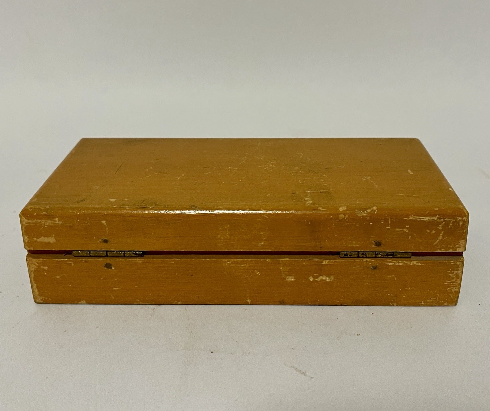Antique Vintage Chemist Travelling Brass Weights and Tweezers in Box