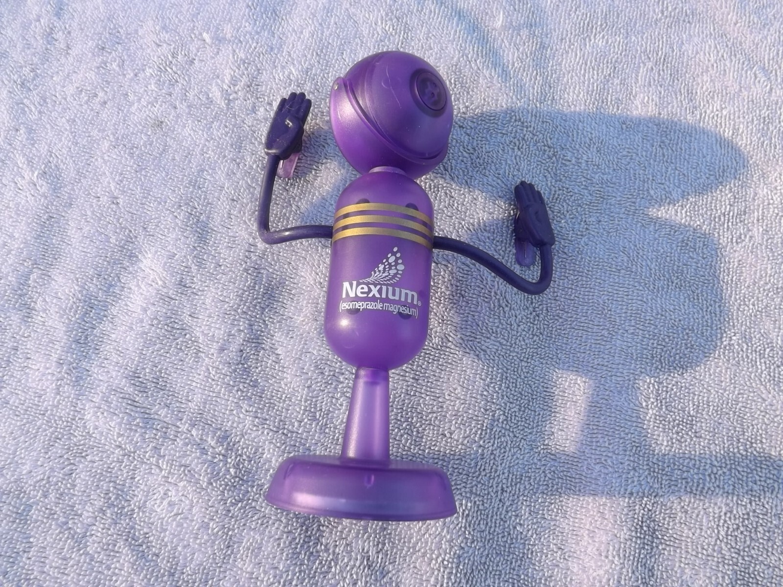 Nexium Purple Pill Plastic Stand Up Note Holder – Promotional Item