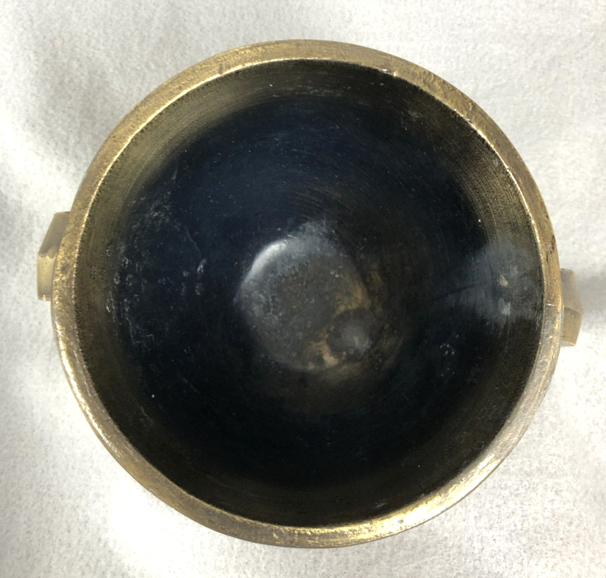 Rx Pharmacy Class 1973 Secundum Artem Brass Mortar and Pestle Schering HEAVY