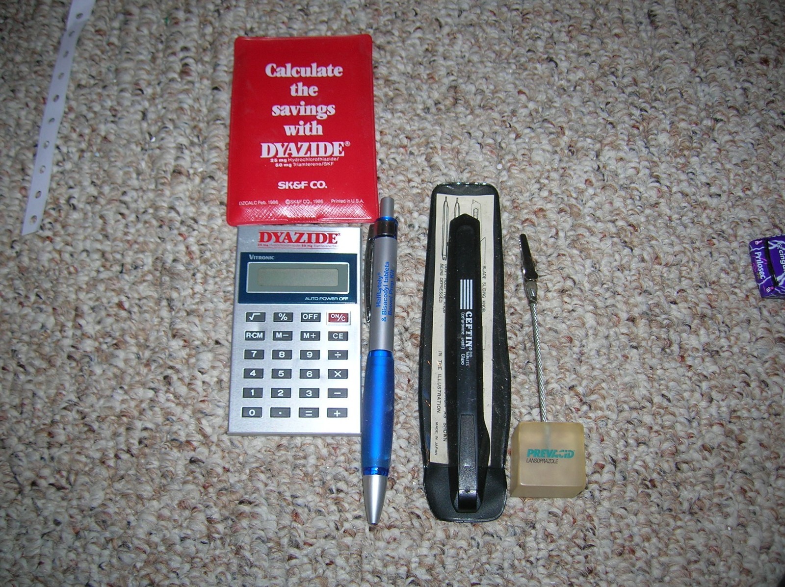 LOT Pharmaceutical drug rep blanket Mug Pens pillow calculator bag other.