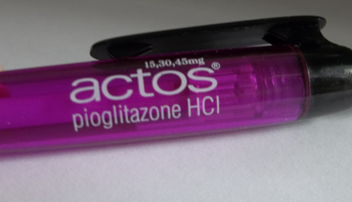 Actos Pioglitazone Promo Pen – Mixed Metal/Plastic – Rubber Grip – Med Wt