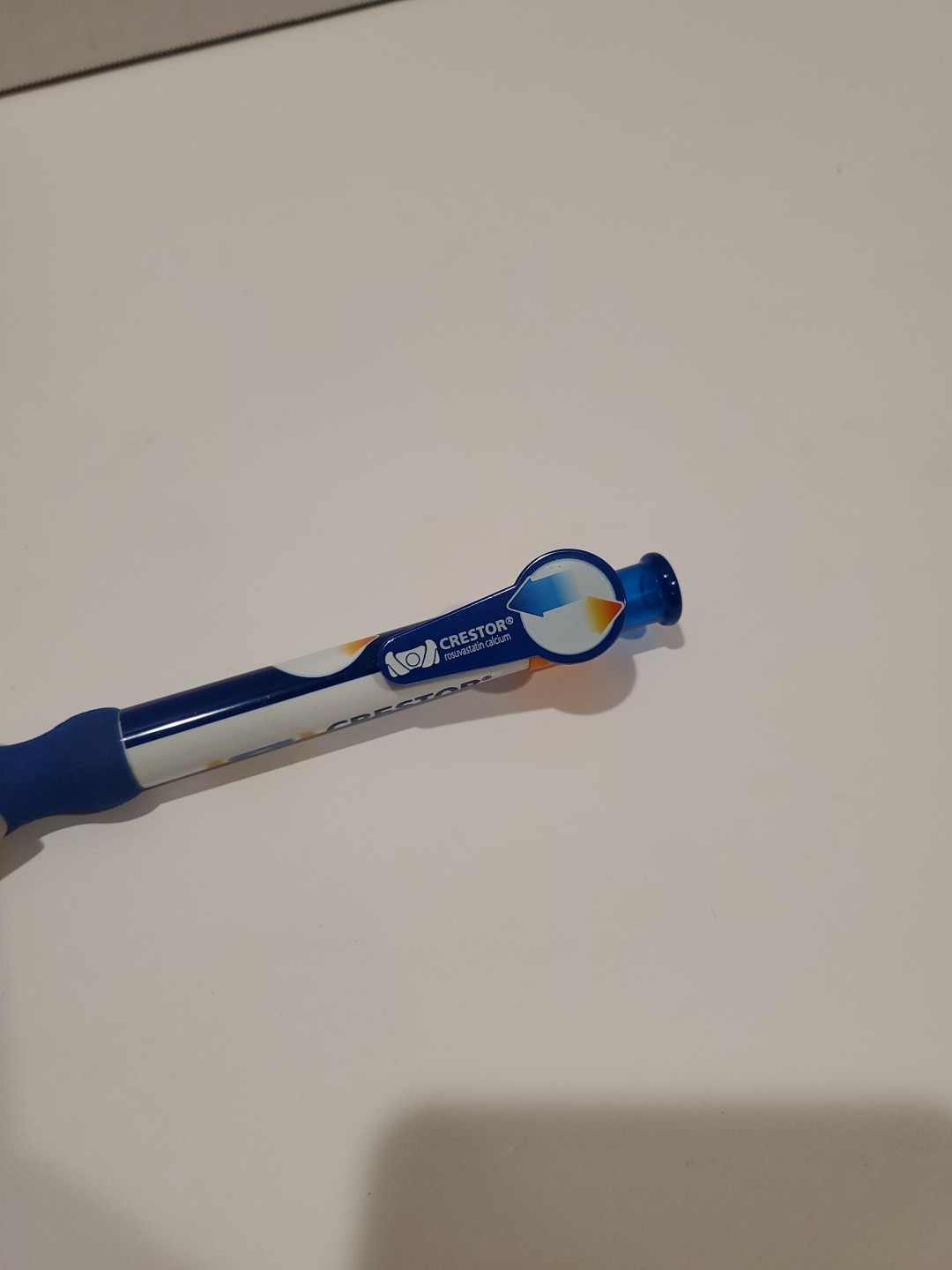 Crestor Promotional Storage Cup & Pen | Pharmaceutical Drug Rep Advertising