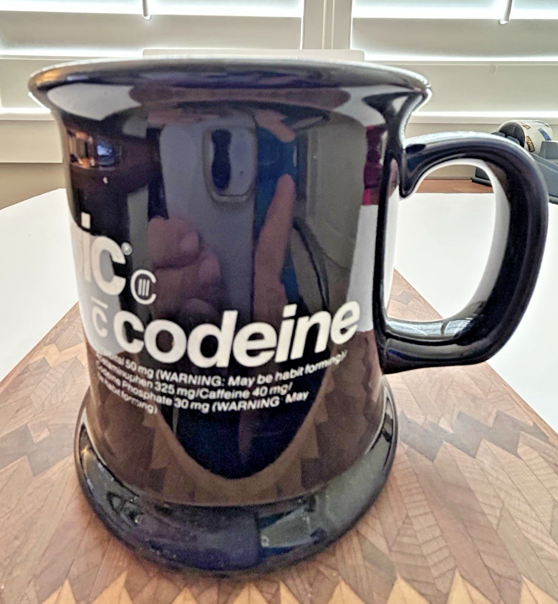 Esgic c/Codeine “World’s Greatest Oral Surgeon” Mug Navy Blue Galaxy VIP Coll