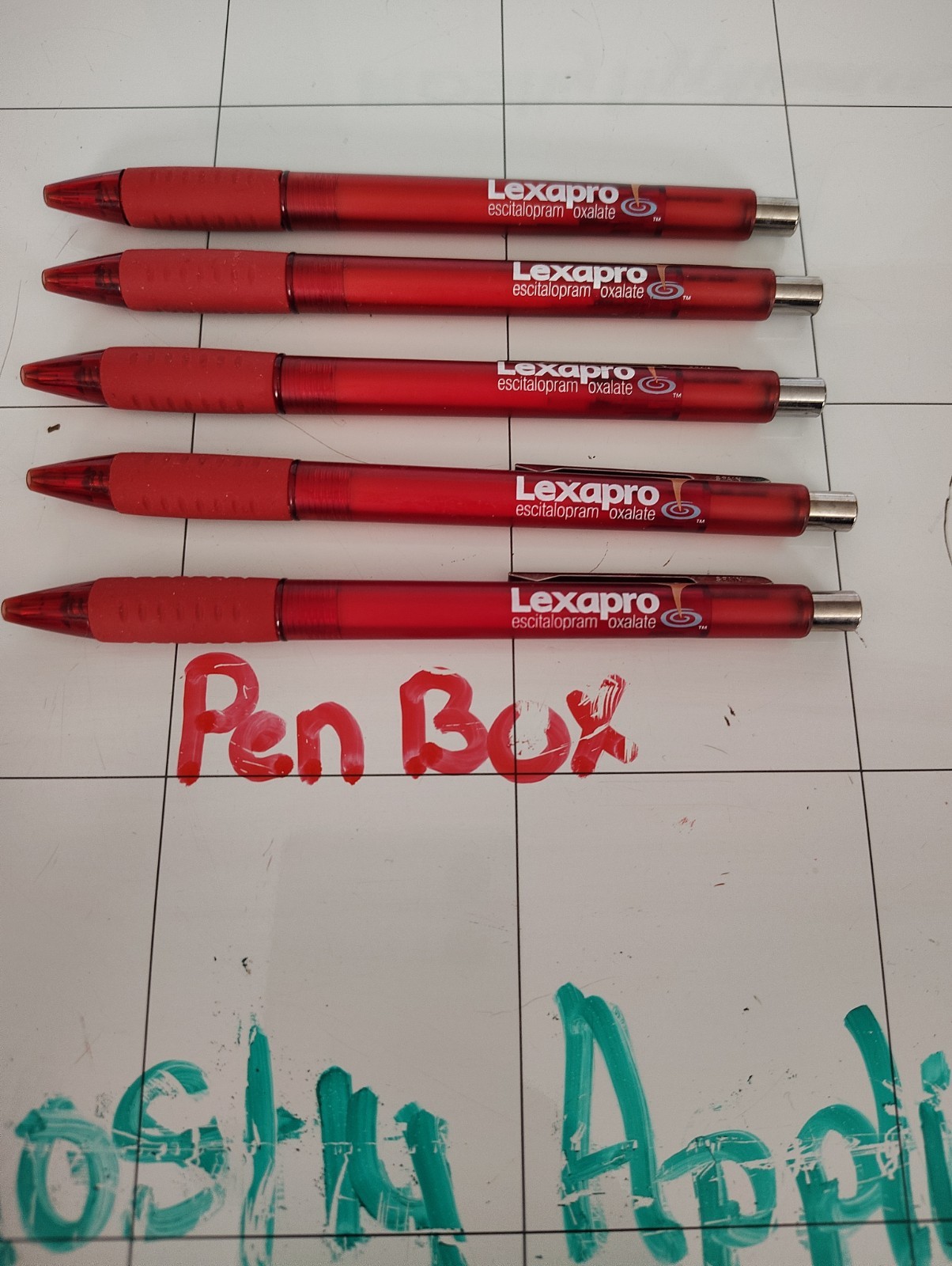 Lexapro Pharmaceutical Advertising Drug Rep Pen Lot Of 5 NEW – SWAG