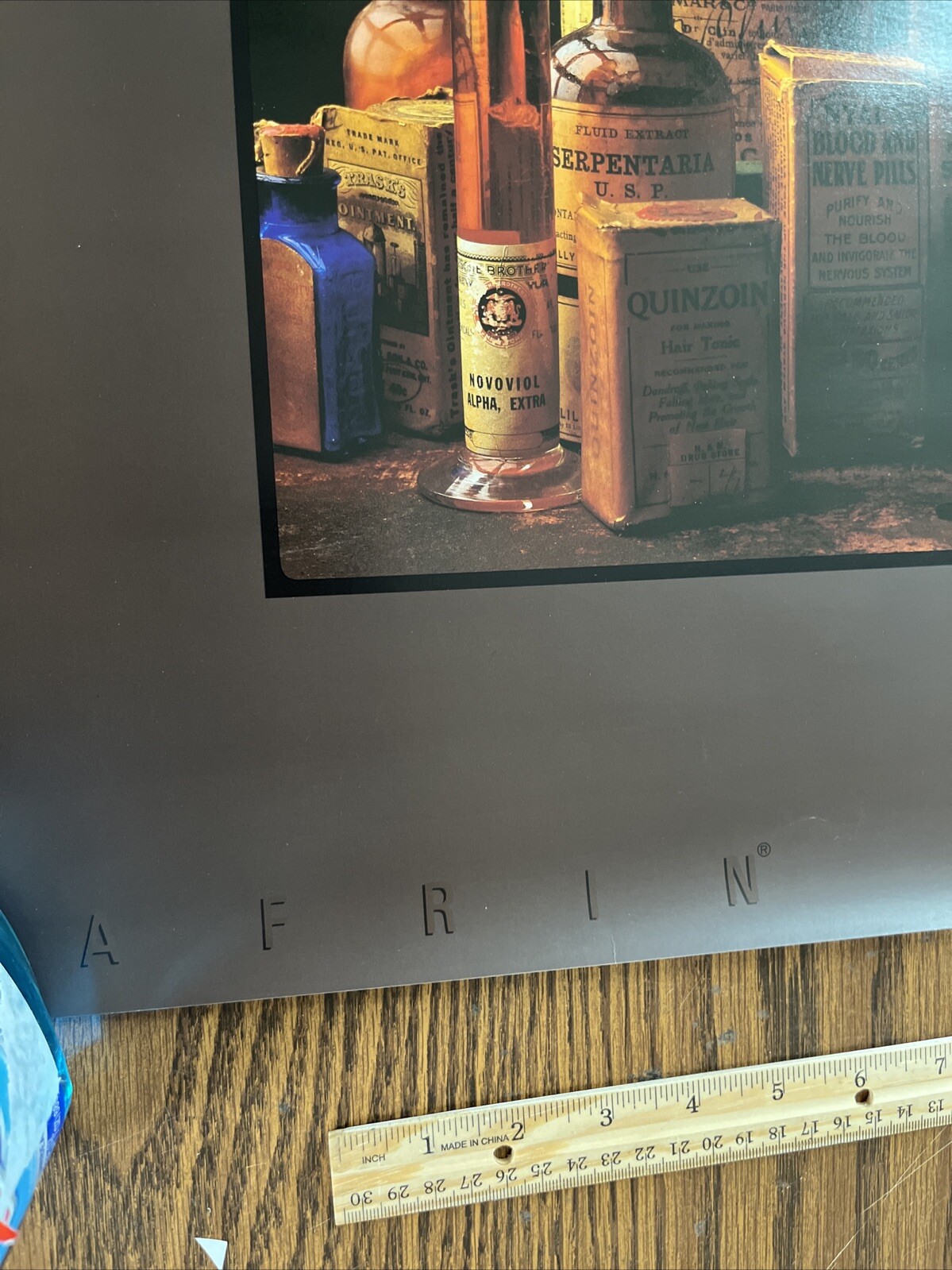 Vintage 1987 Apothecary Becomes Pharmacy History Pharmacist Poster Afrin Promo