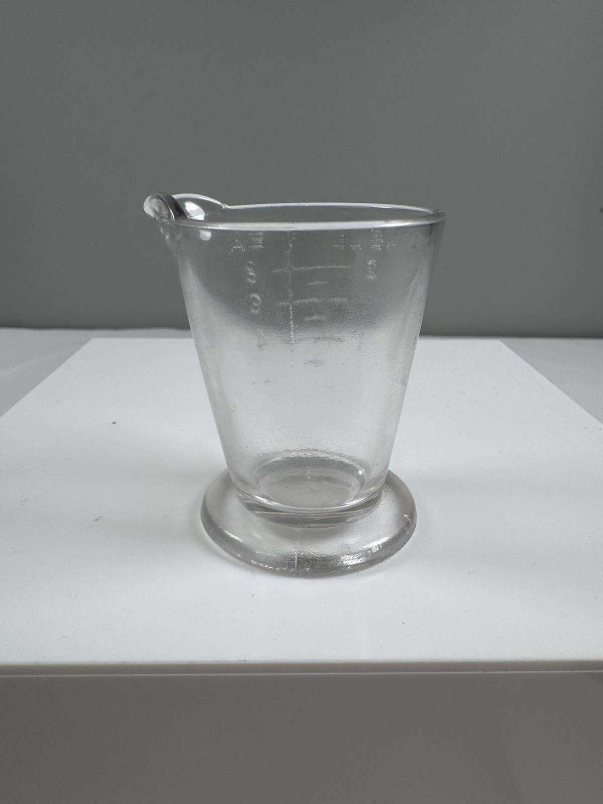 Tea Table Measuring Shot Glass Vintage