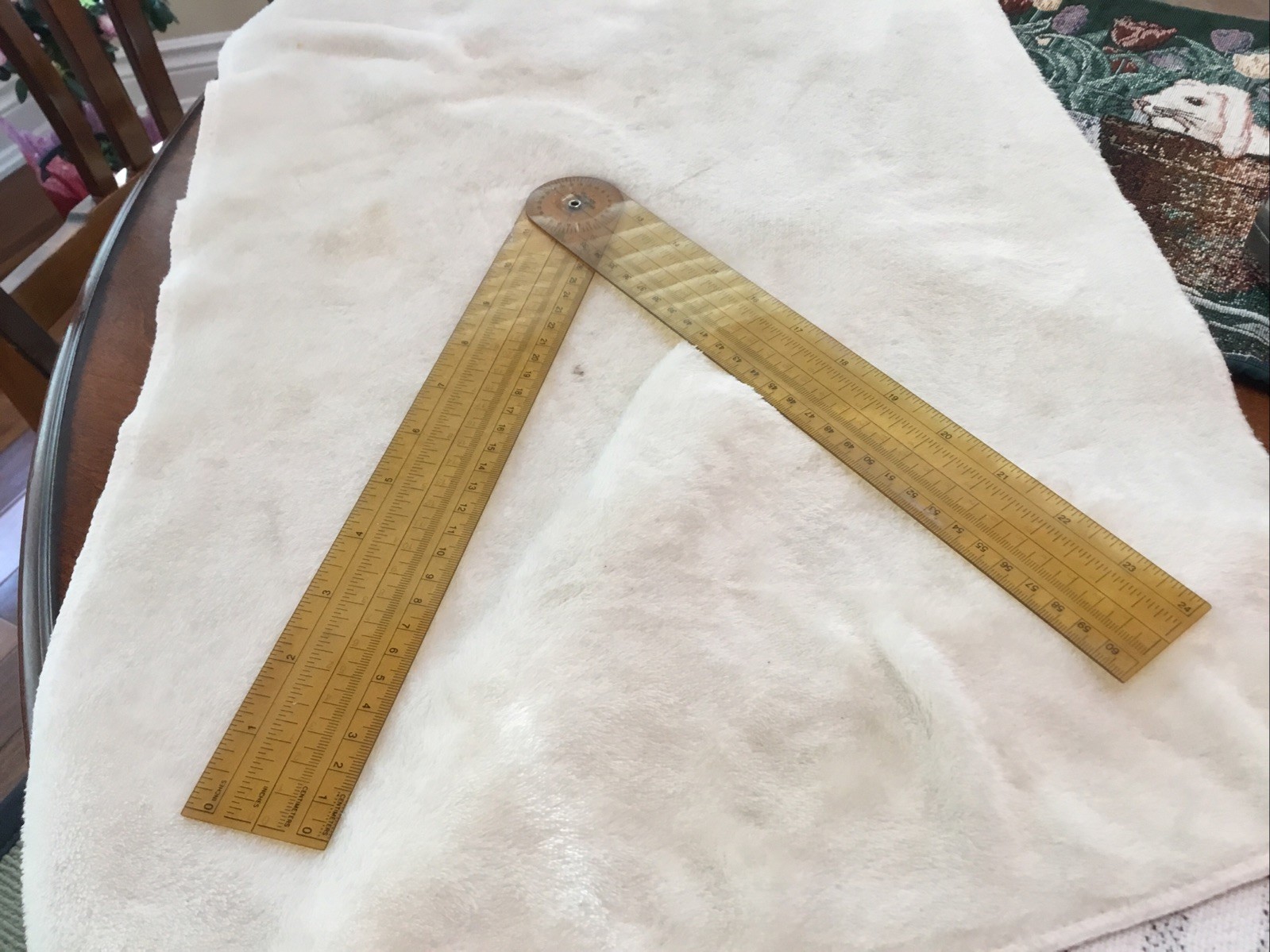Vintage Wallace Labs Macro Goniometer SOMA 12” Measuring Ruler