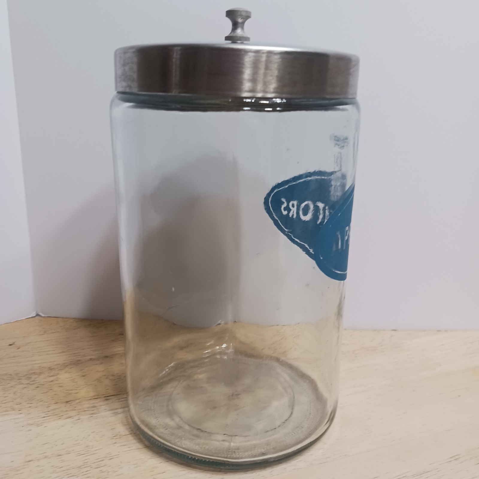 VTG PROFEX ’40s-’50s Glass Apothecary Dental Jar Containers Medical USA Set Of 3