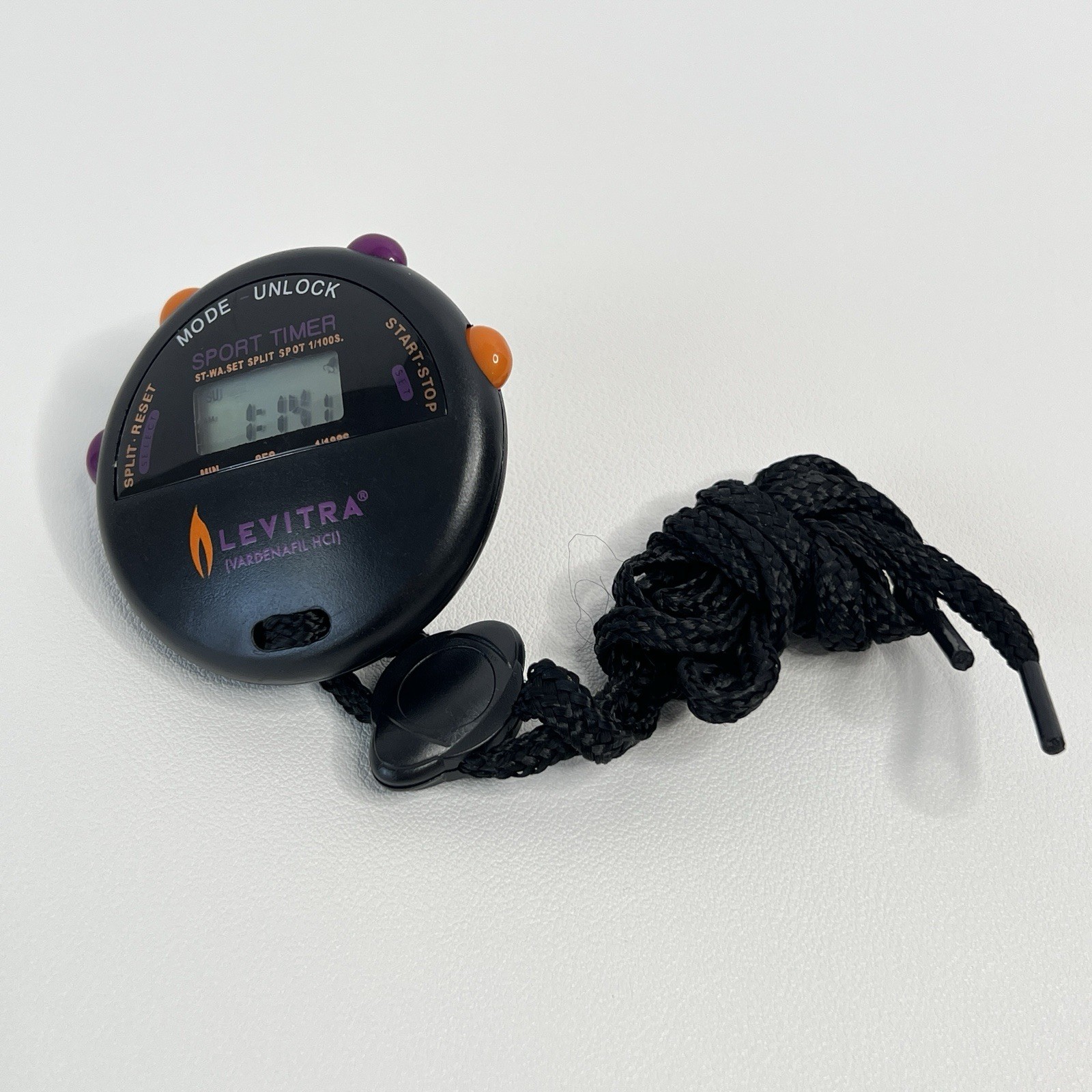 Vintage Pharma Rep Promo Sport Timer Stopwatch Collectible WORKS NEW BATTERY