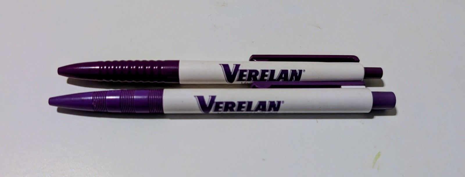 Lot of 2 Verelan Drug Rep Pharmaceutical Advertisement Pens – Not Working