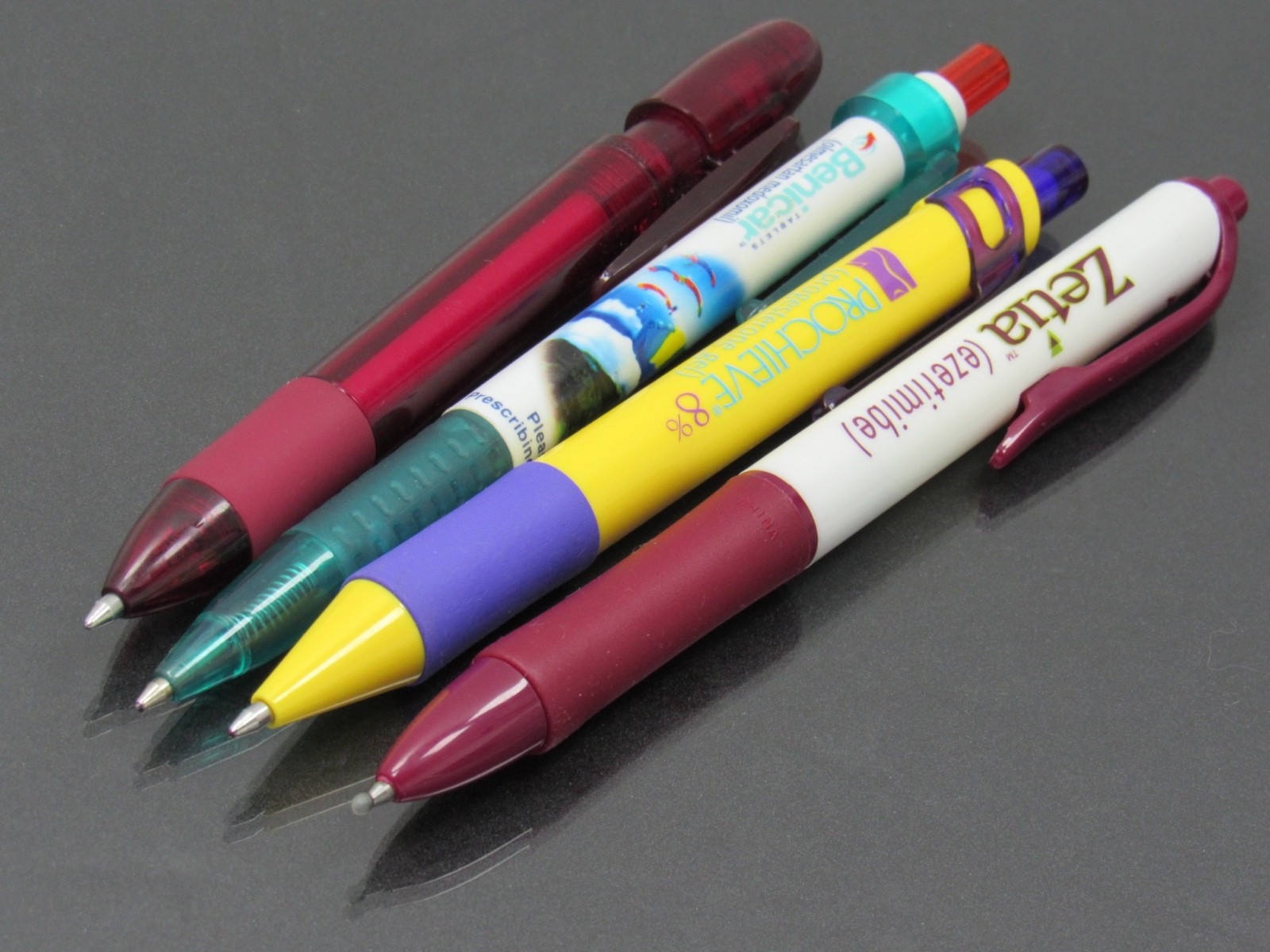 Aricept Benicar Prochieve Zetia PENS Drug Rep Pharmaceutical Advertising Lot x 4