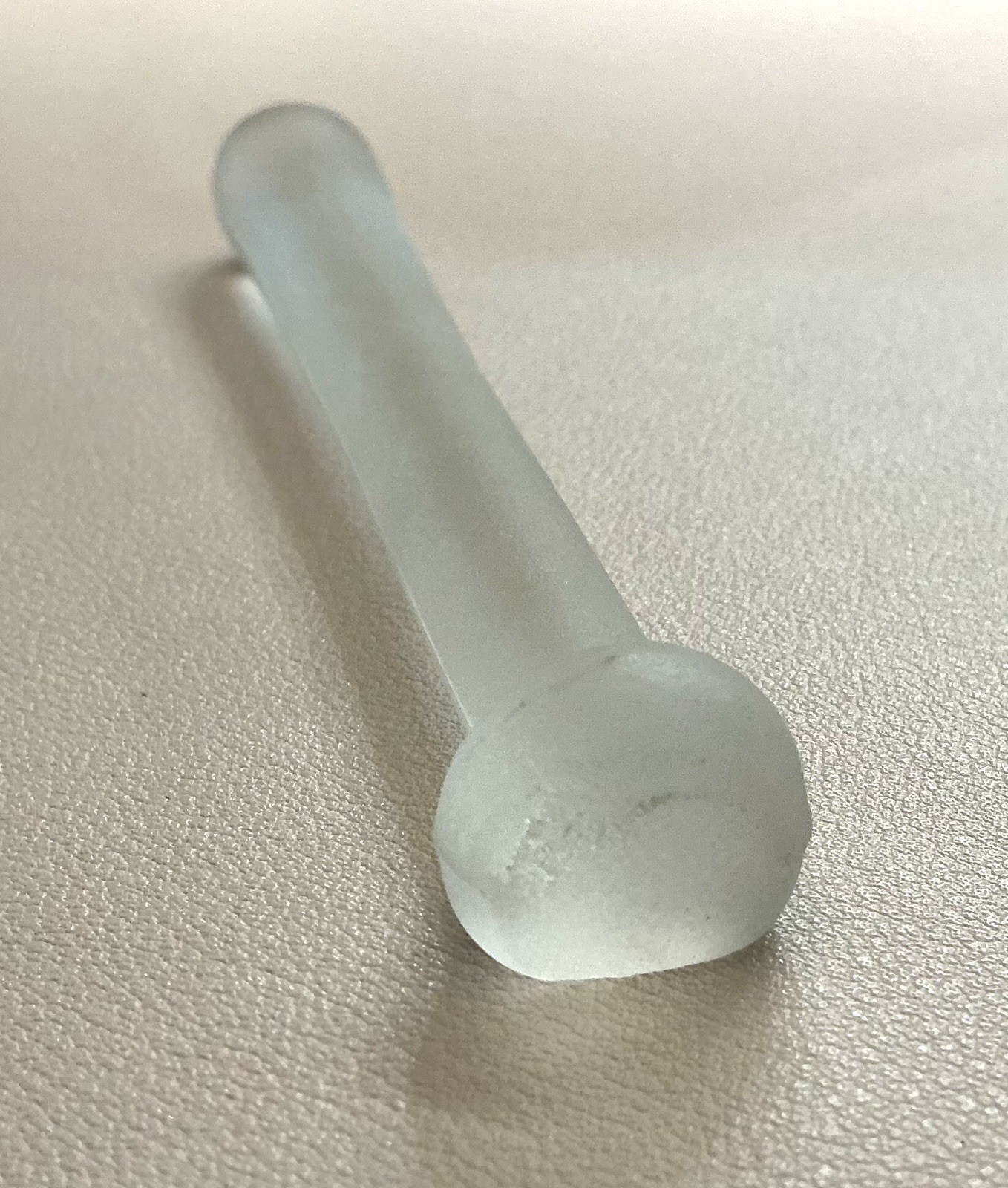 Dental Mortar & Pestle Frosted Glass Military Surplus 1950s+ Mix Cement Fillings