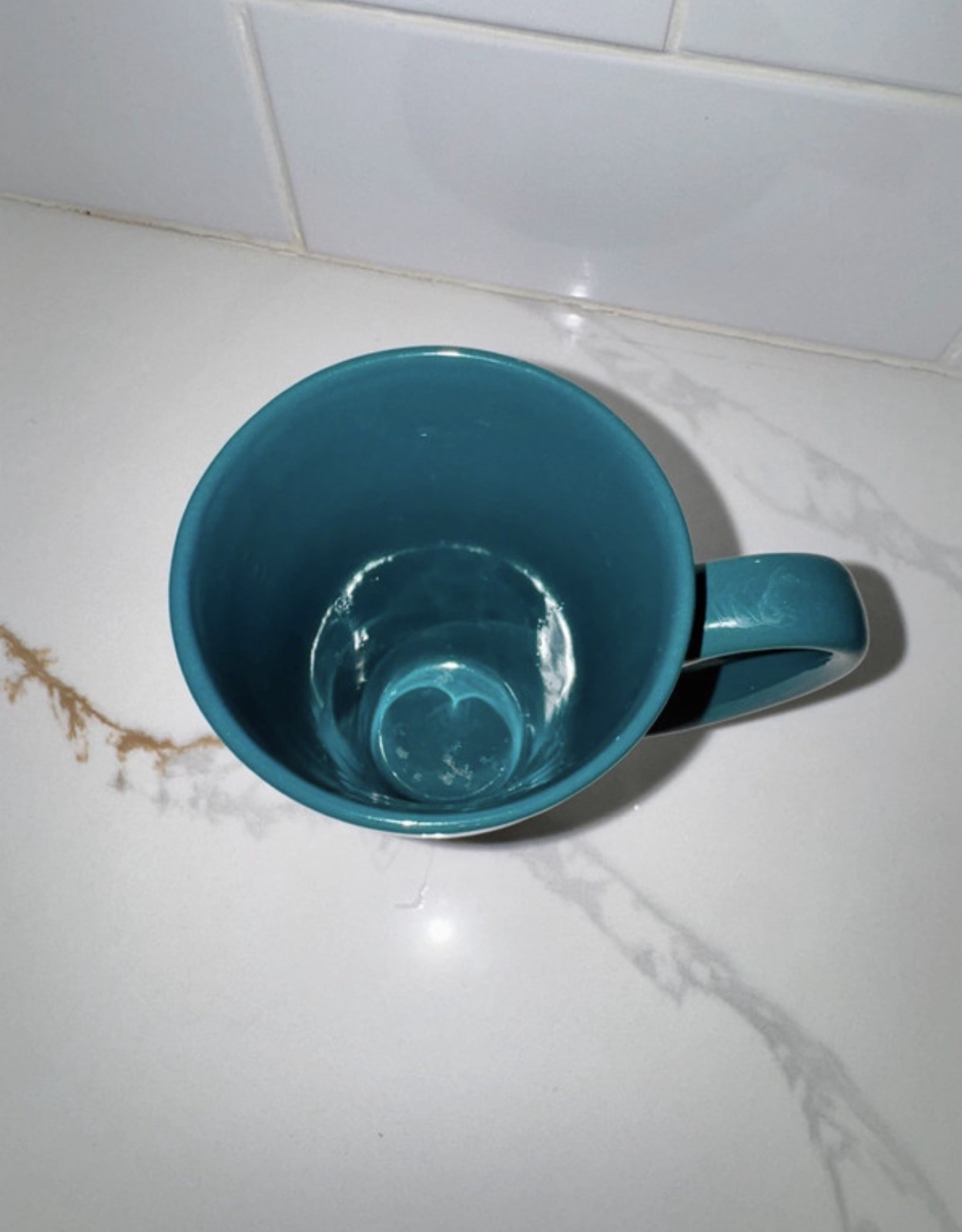 Lipitor Tall Teal Mug Pharmaceutical Promo Coffee Cup Medical-Core Ceramic Promo