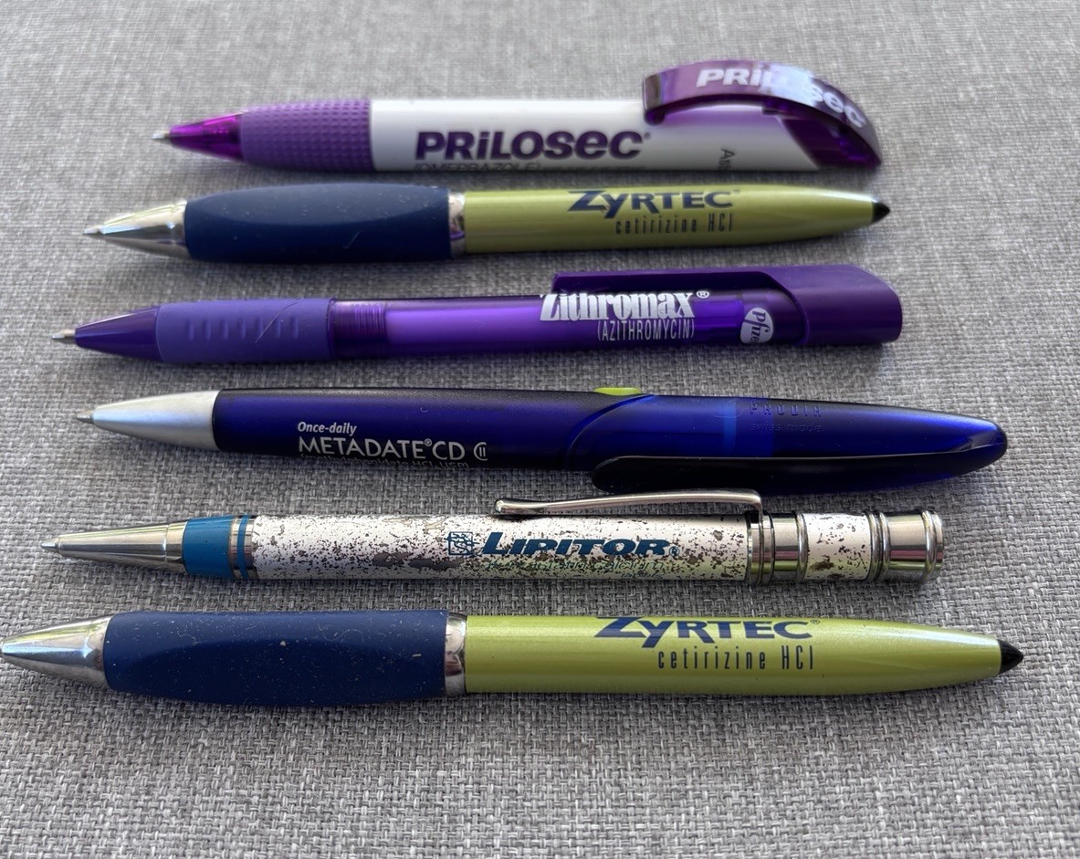 Metadate Zyrtec Lipitor Prilosec Drug Rep Pens Pen Lot ADHD