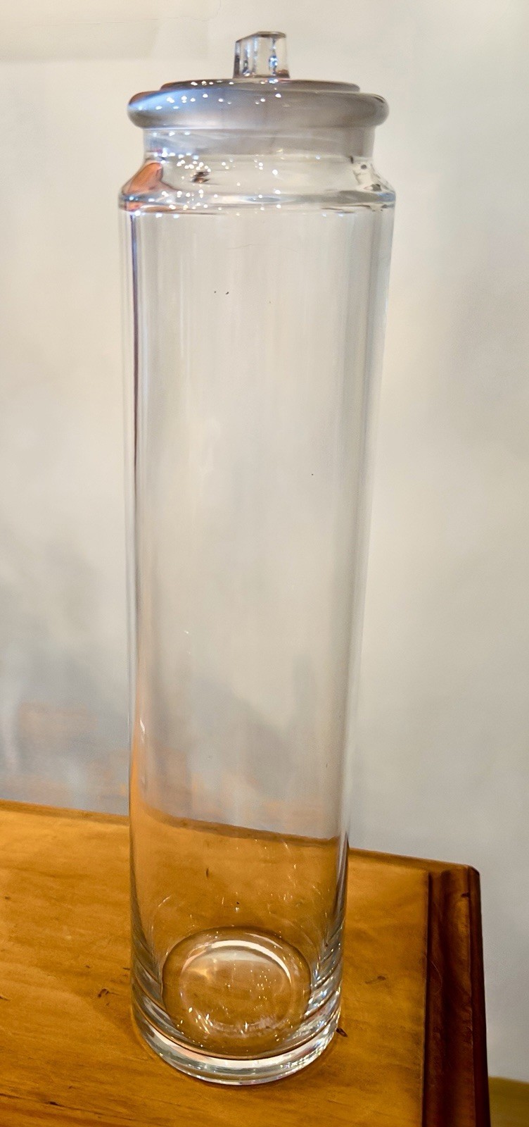 Vintage Harvard University Lab Specimen Jar – Hand-Blown Glass – 13.75” Tall