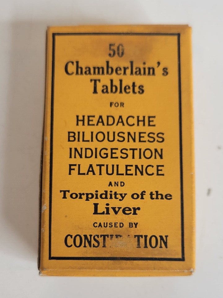 Vtg 1900’s Medicine Lot of 4 Chamberlain’s Paragon Hood’s Taurocol NOS (Lot 756)