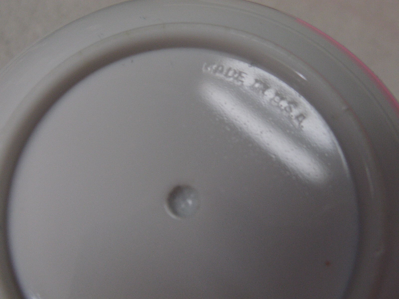 Bayer Pharmaceutical Advertisement Coffee Cup Mug Made in USA Thick Plastic