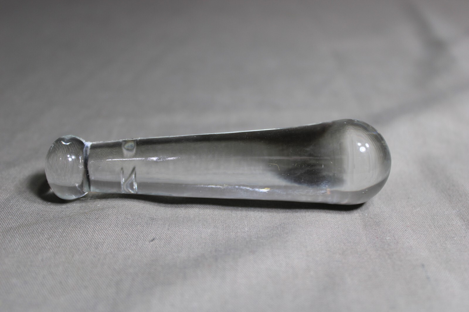 1 Clear Glass 4 1/2″ Long 2 Oz PHARMACY PESTLE
