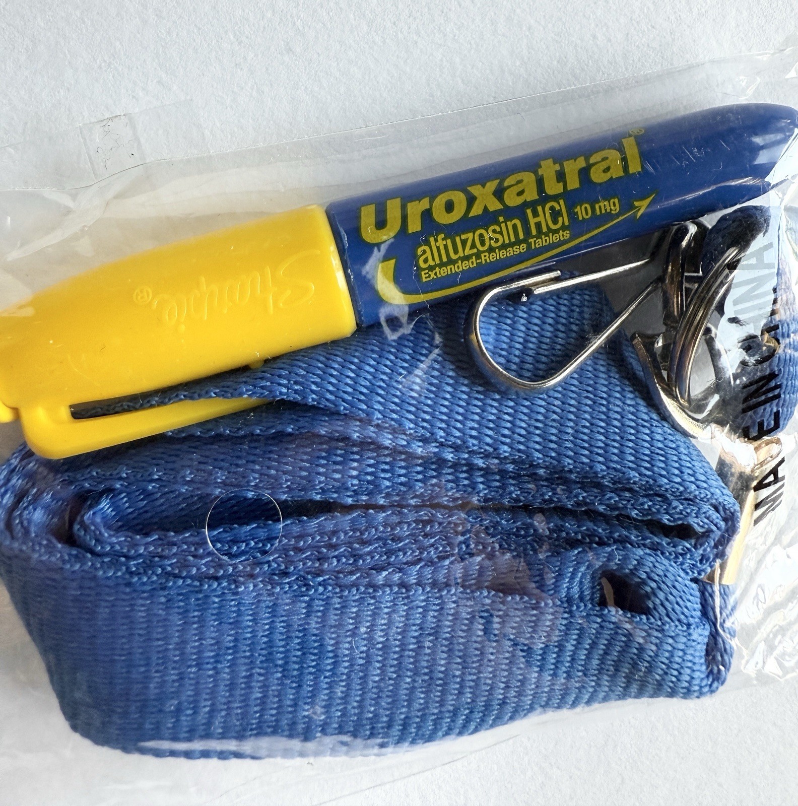 New NOS Uroxatral Mini Sharpie Marker Drug Rep Pharmaceutical Promo neck Band