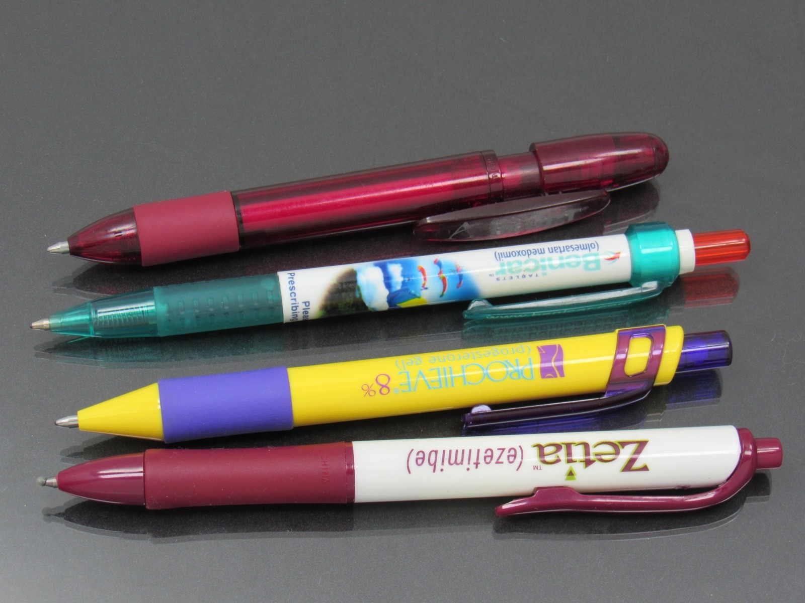 Aricept Benicar Prochieve Zetia PENS Drug Rep Pharmaceutical Advertising Lot x 4