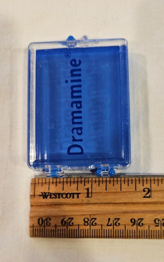 Vintage DRAMAMINE Storage Container