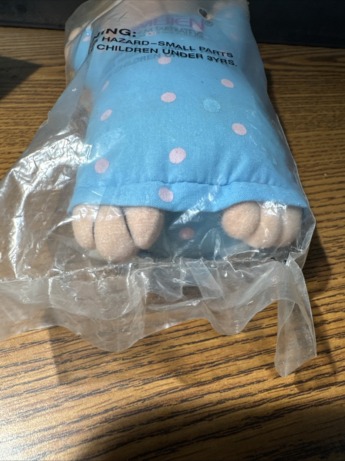 RARE Vintage AMBIEN Sleepy Girl Plush Beanbag Doll – Pharmaceutical Promo! NEW!