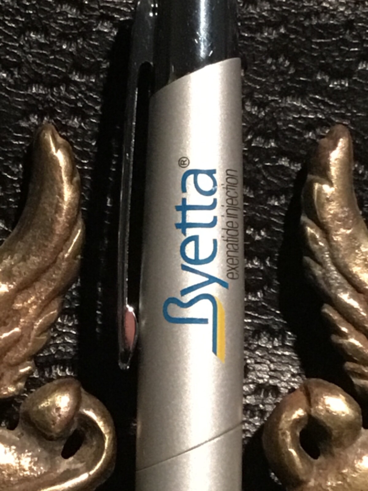 Byetta exenatide injection Heavy Metal Drug Rep Pharmaceutical silver pen nubs