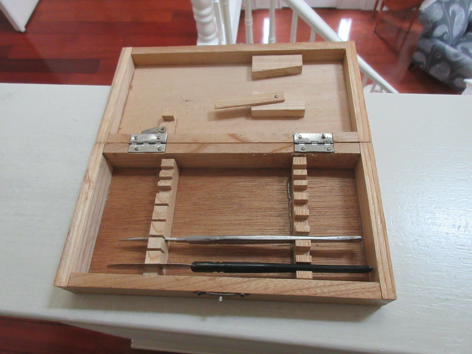 Rx , Pharmacy , Wood Dissecting Kit , Vintage , Incomplete
