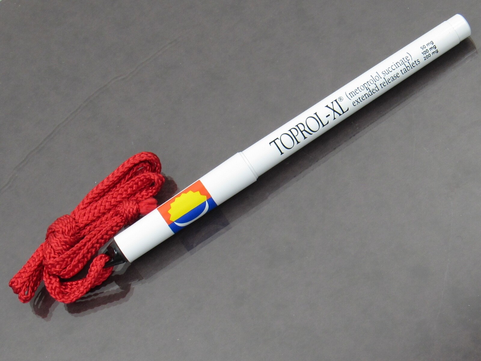 Toprol Lanyard Inoxcrom PEN Drug Rep Pharmaceutical Promo Advertising