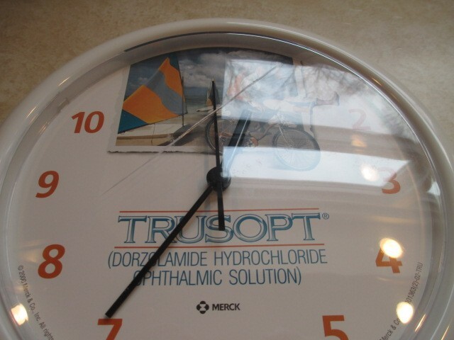Pharmaceutical Drug Rep Clock Trusopt Merck