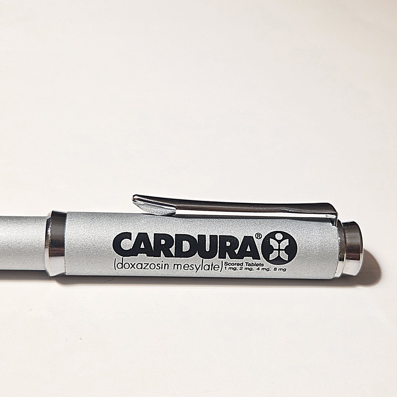 Vintage Cardura Heavy Metal Pharmaceutical Drug Rep Pen