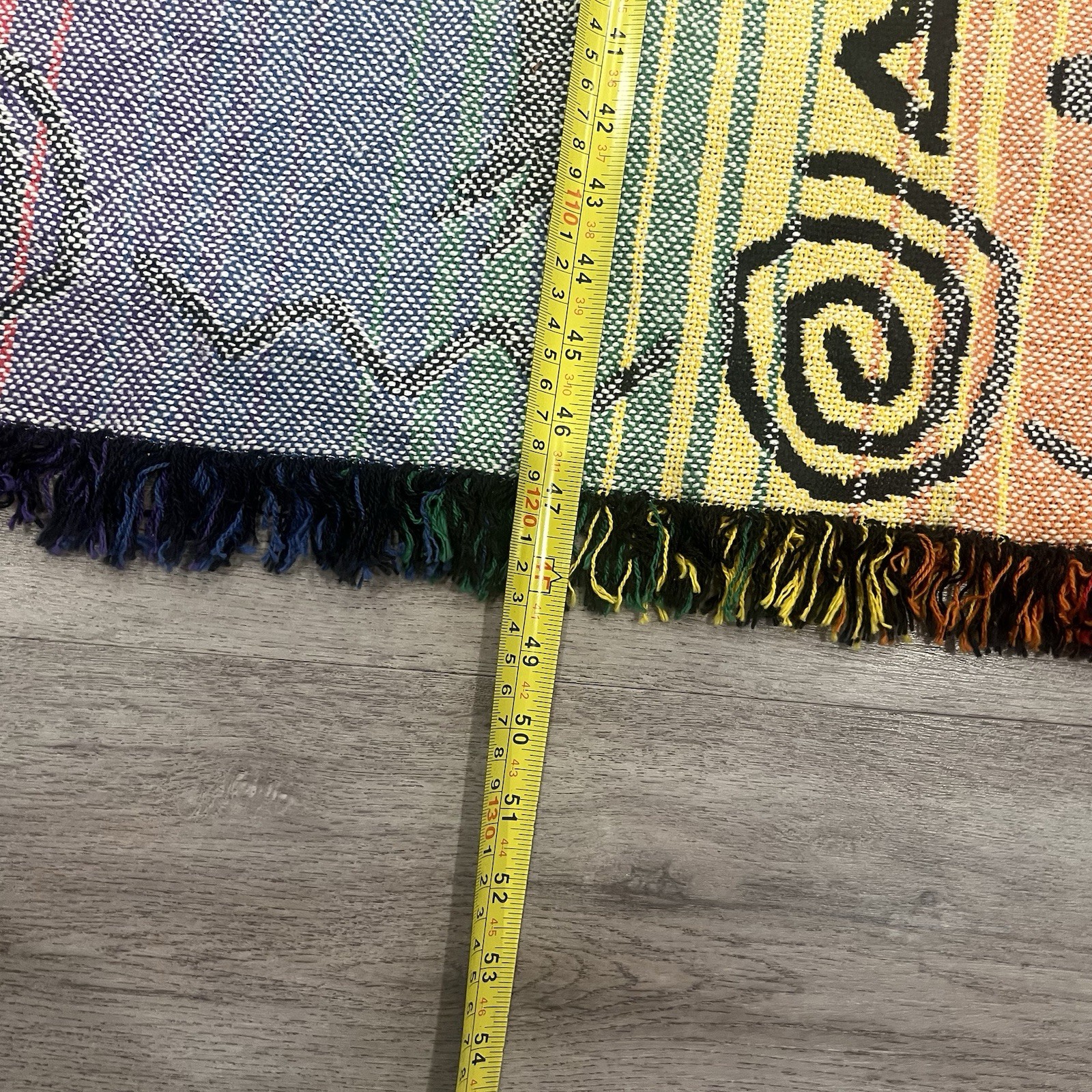 RARE PFIZER BLANKET WESTERN THROW Cactus Tribal 48 x 69″ Pharmaceutical Collect