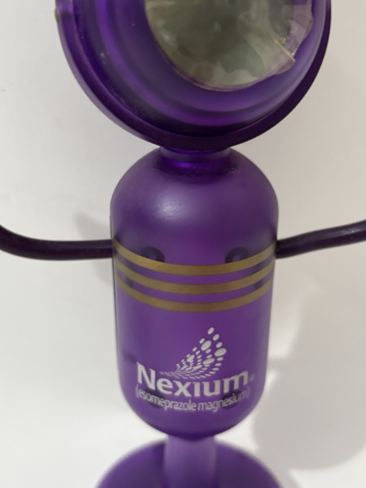 Nexium Figure Clock Drug Rep Marketing Promo Pharma Advertising Vintage RARE