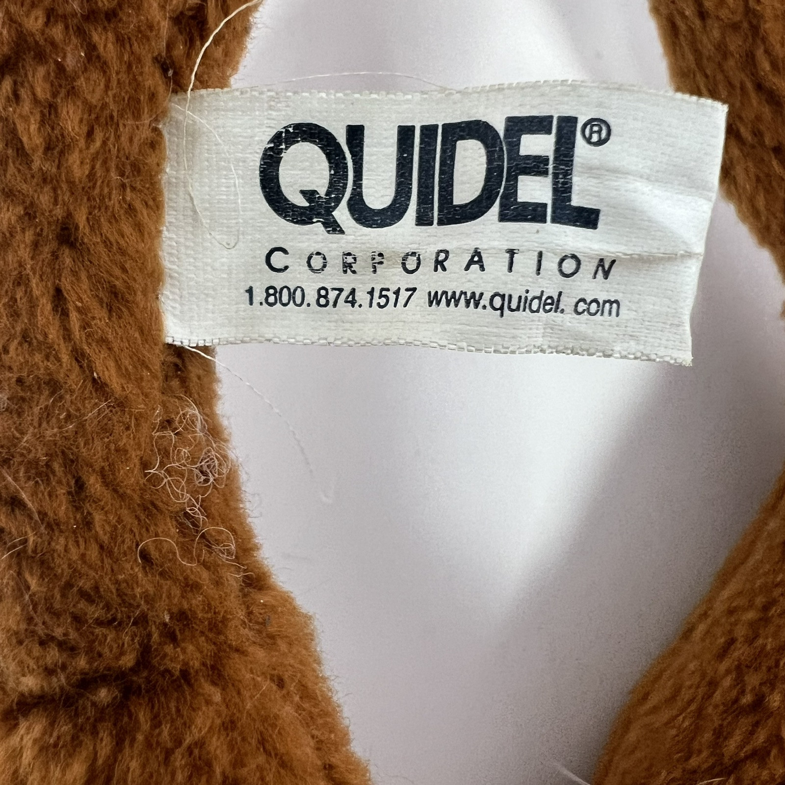 Quidel SARS Bug Plush Toy Pharma Swag Brown Germ Stuffed Animal Rare Collectible