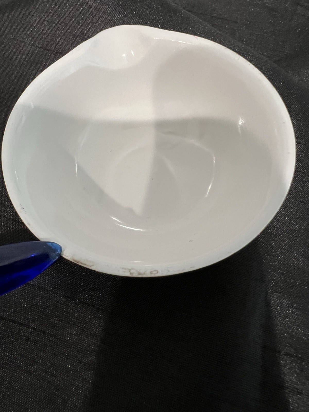 Vintage Coors USA Apothecary Porcelain Evaporating Lab Dish Spout Bowl 03 3 Inch