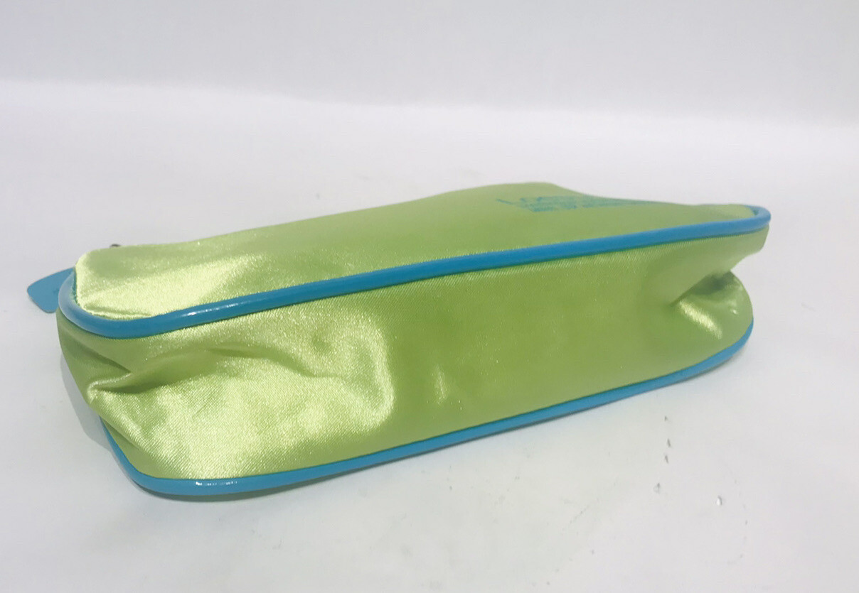 Pharmaceutical Collectible Loestrin 24 Fe Drug Rep Satin Lime Pouch with Zipper
