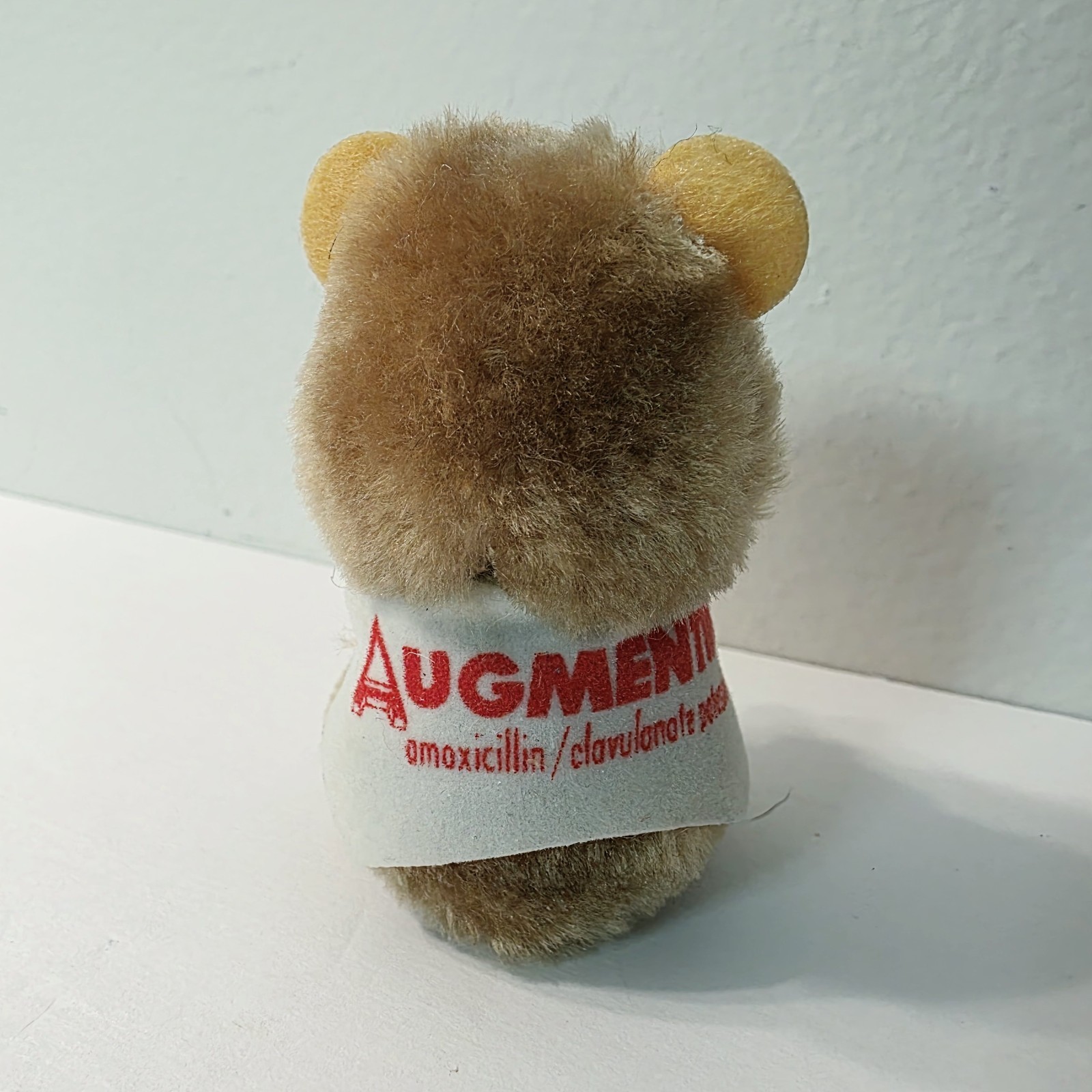 Vtg Augmentin Brown Teddy Bear Pharmaceutical Advertising Specialty Promo