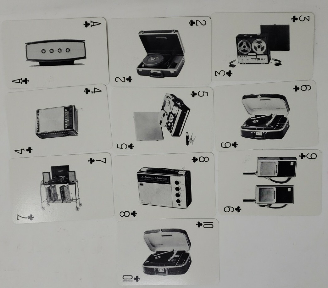 1960s? Audiophile Promotional Deck Playing Cards MASTERWORK Record Player STEREO