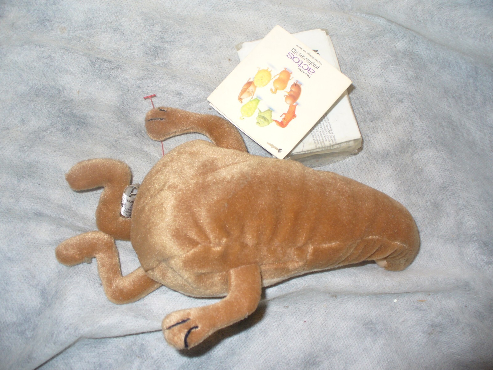 Actos Medicine Plush Doll New With Tags