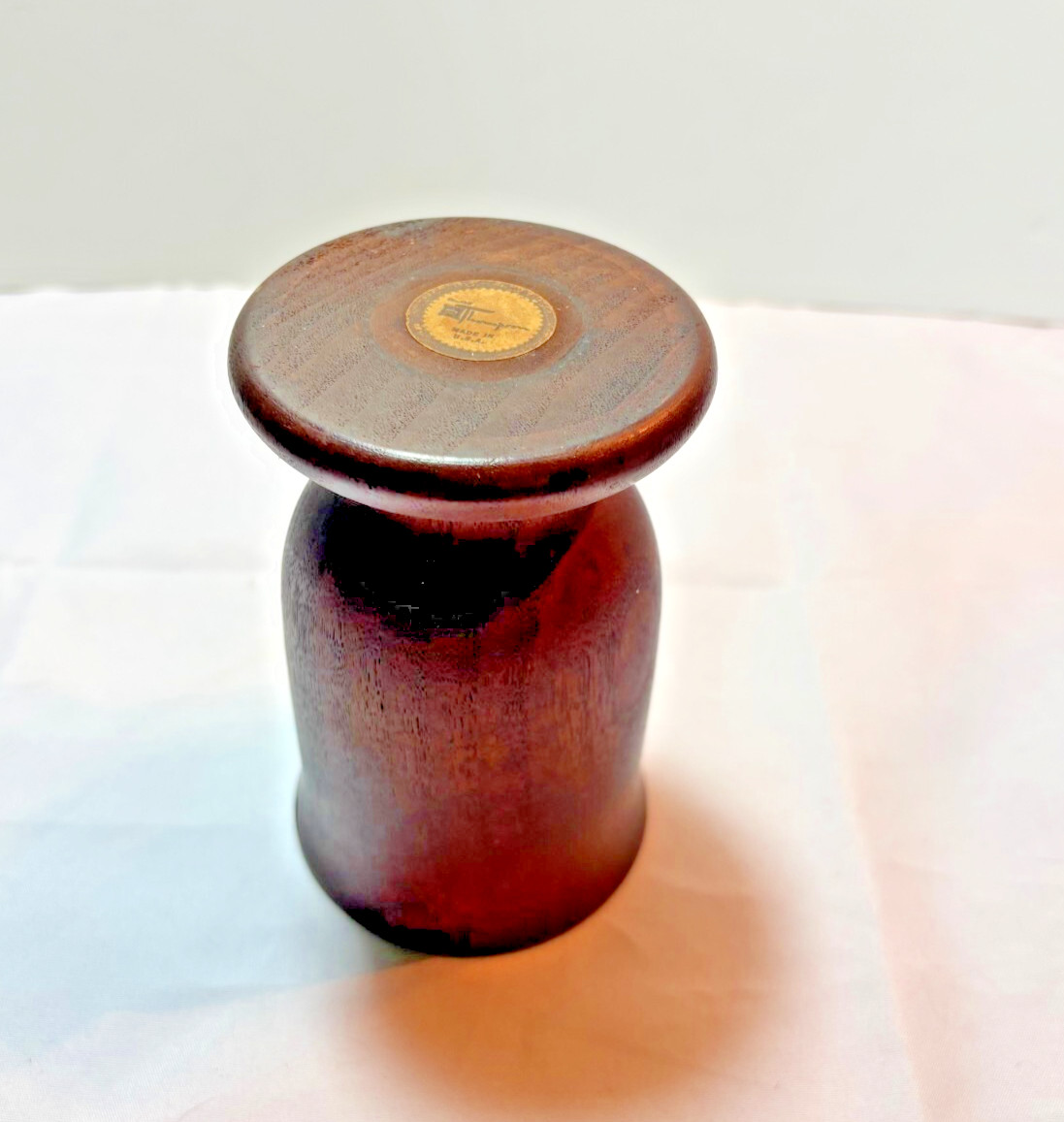 Vintage Wooden Apothecary Mortar & Pestle
