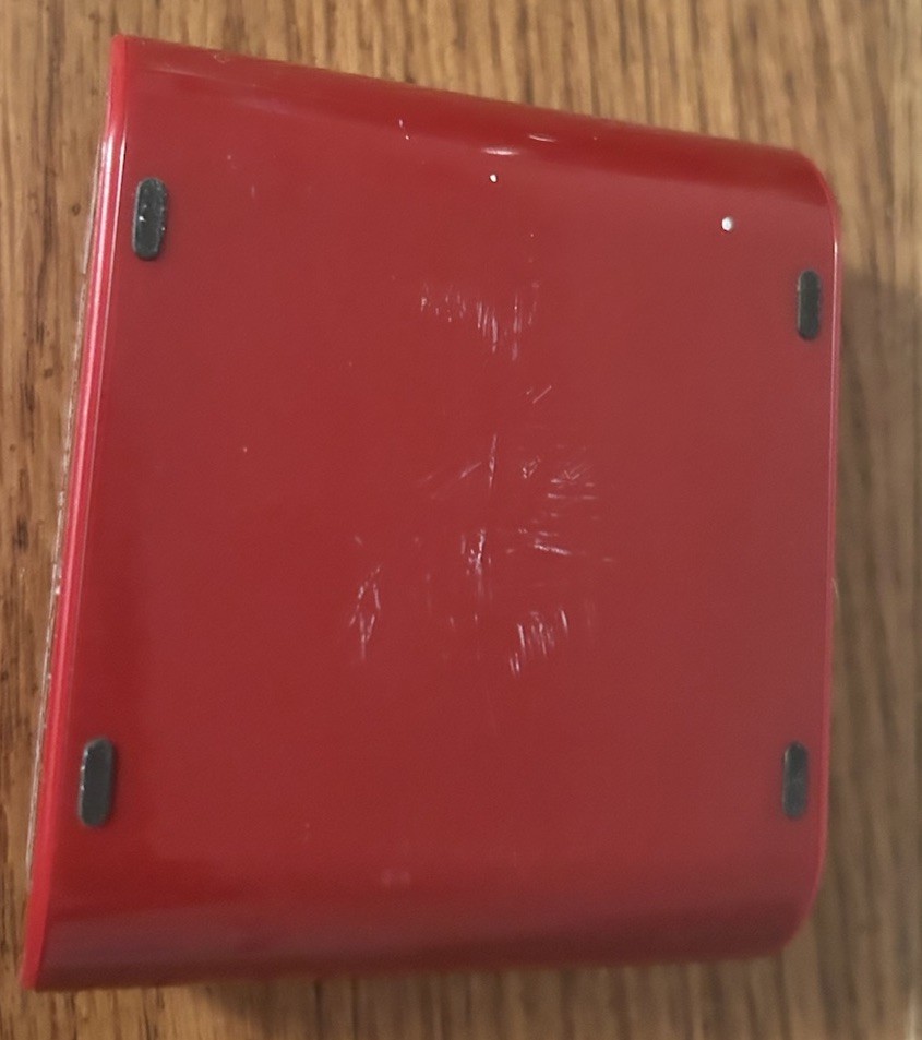 RISPERDAL RISPERIDONE PHARMACEUTICAL COLLECTIBLE M-TAB RED DESKTOP ORGANIZER
