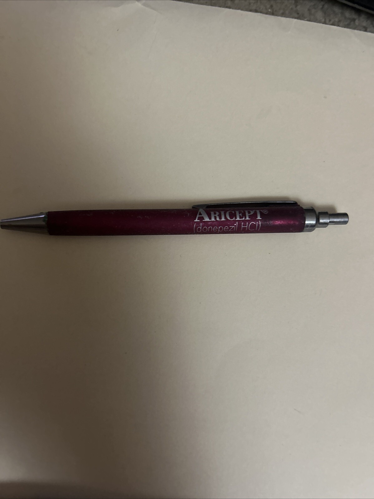 Drug Rep Pen Lot Of 3 Metal Pharmaceutical. Aricept. Viagra. Pfizer