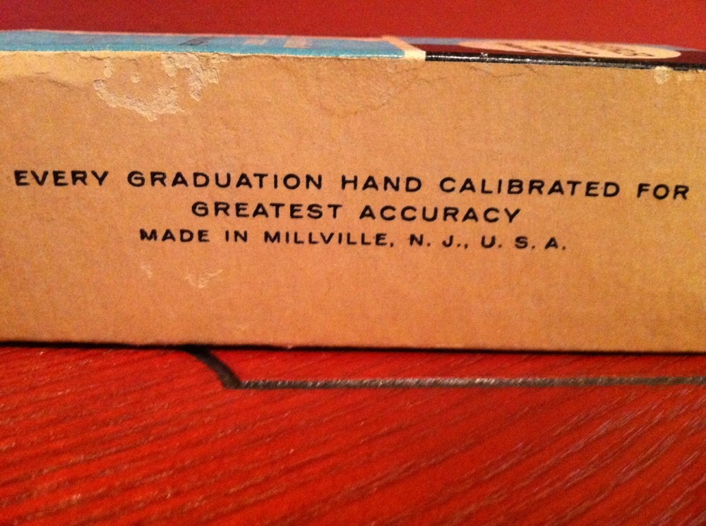Vintage New KERR Phenix Graduate 10 Millilters. 10ml Graduated Cylinder